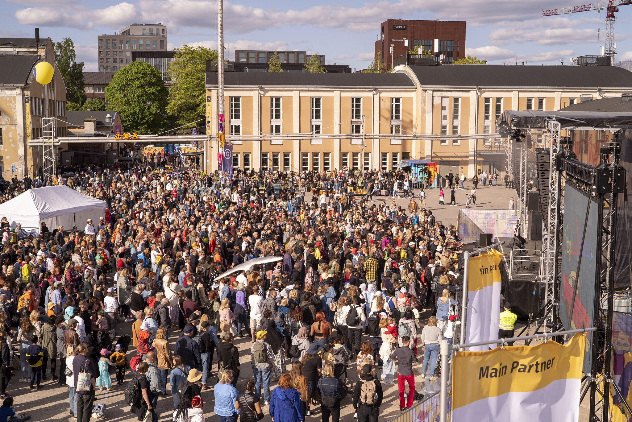 Publik på festivalen.